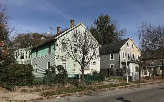 Side-by-side duplex rental houses